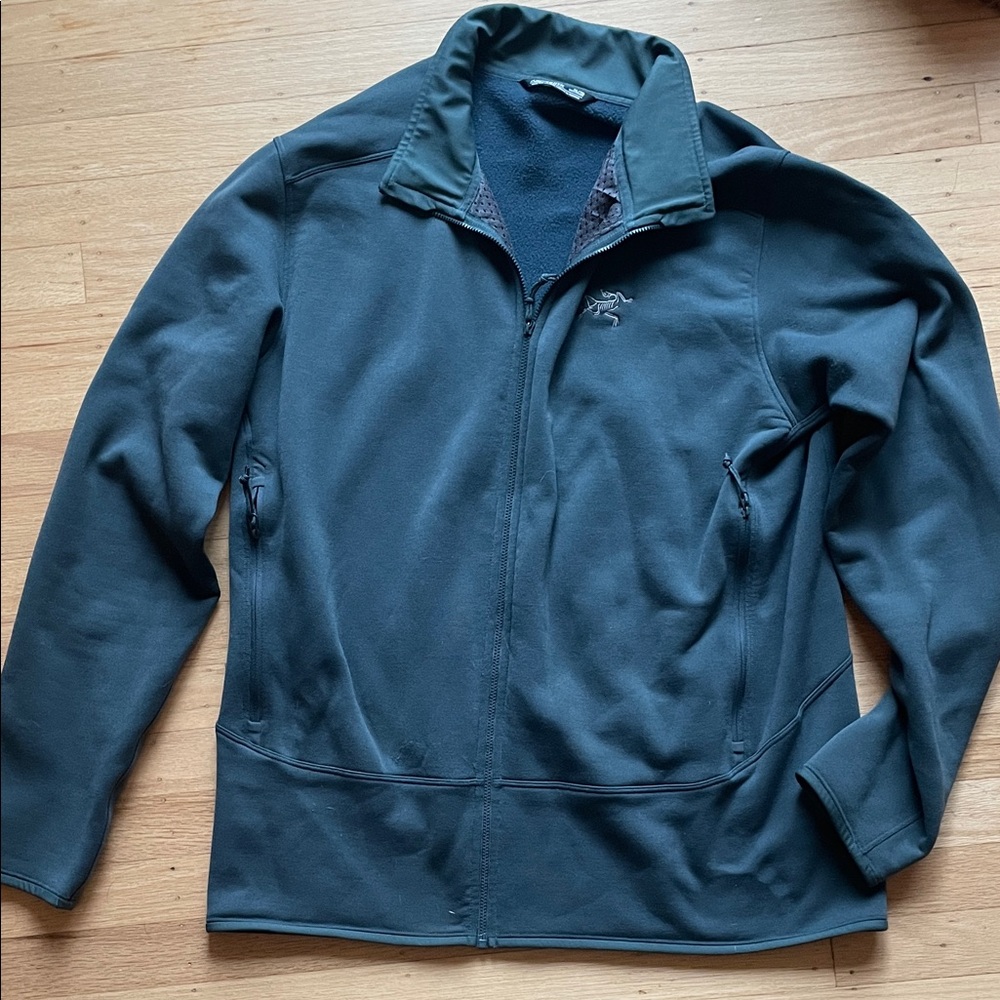 Arc'teryx Forest Green Zip-Up Jacket